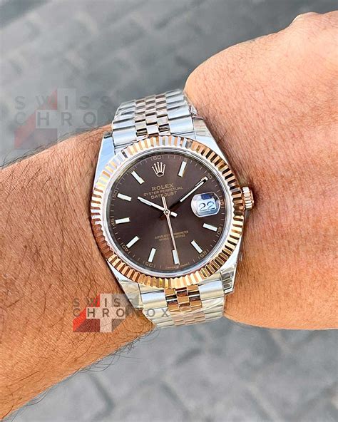 rolex datejustt chocolate roman man|rolex datejust roman face.